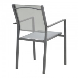 Garden armchair Wenzhou pakoworld metal anthracite  textilene  gray 54x54x86cm