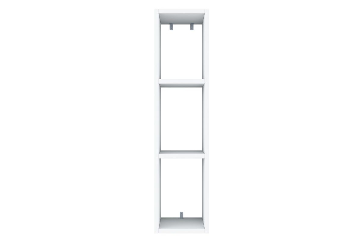 Wall shelf unit Adelia pakoworld white 22x18.5x90cm