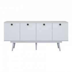 Buffet Salonde pakoworld white melamine-white pp leg 180x40x82.6cm