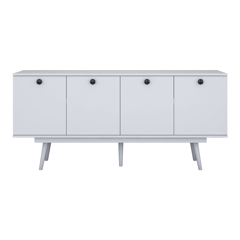 Buffet Salonde pakoworld white melamine-white pp leg 180x40x82.6cm