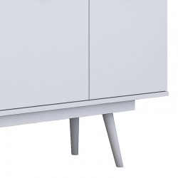 Buffet Salonde pakoworld white melamine-white pp leg 180x40x82.6cm