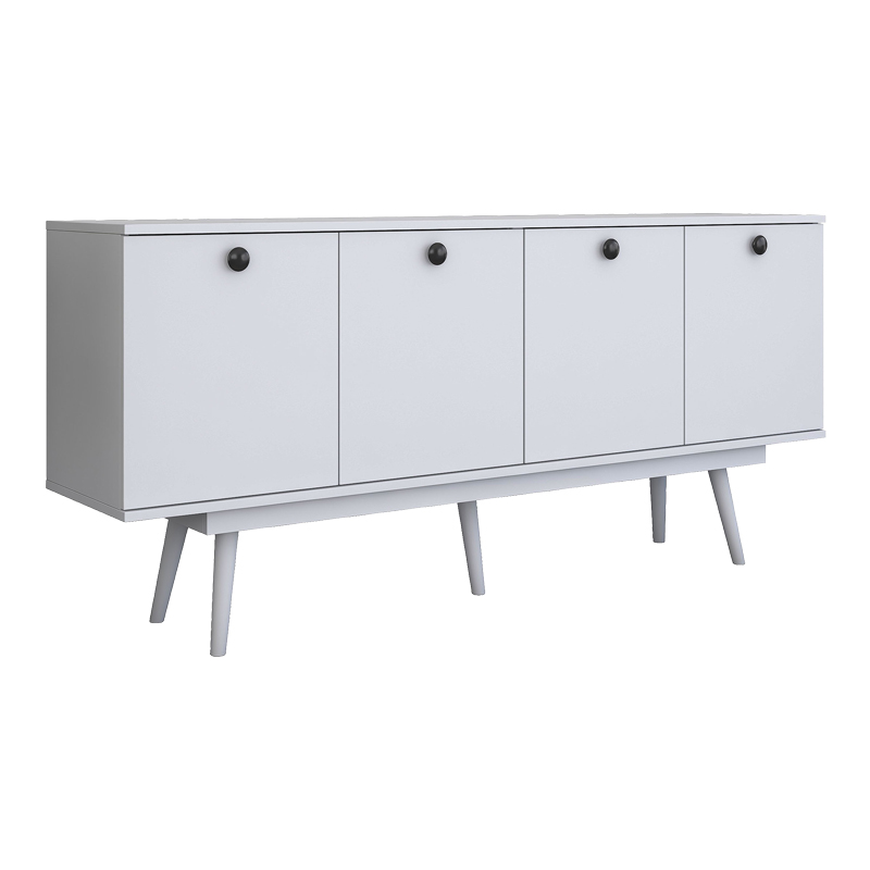 Buffet Salonde pakoworld white melamine-white pp leg 180x40x82.6cm