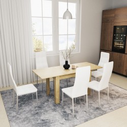 Dining table Quiin pakoworld expandable sonoma 120-174x70x73.5cm