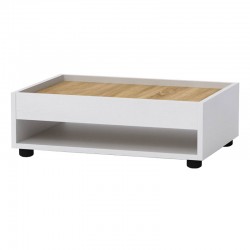 Willa pakoworld sonoma coffee table-white 42x42x35cm