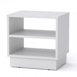 Nightstand Mason pakoworld white 40x32x40cm