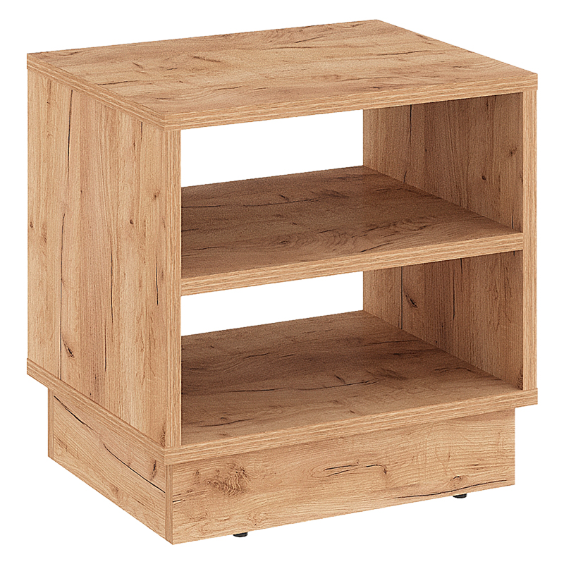 Nightstand Mason pakoworld melamine in oak color 40x32x40cm