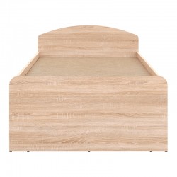 Regan pakoworld bed with drawers in oak shade 90x200cm