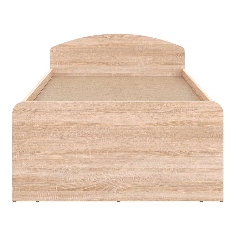 Regan pakoworld bed with drawers in oak shade 90x200cm