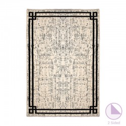 Carpet PWC-0043 pakoworld beige-black 230x160cm