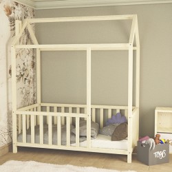 Children\'s bed Page pakoworld pine wood natural colour 100x200cm
