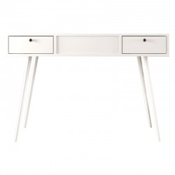 Dressing-Console table Harlo pakoworld melamine white 120x40x80cm