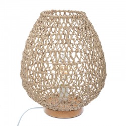 Etel pakoworld E27 table lamp natural D30x35.5cm