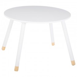 Children\'s table Playful pakoworld white-natural D60x43,5cm