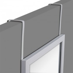 Door mirror PWD-0111 pakoworld polyresin-silver 34x1.7x94cmm