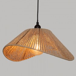 Single light ceiling lamp PWL-1212 pakoworld E27 40W beige 45x40x17cm