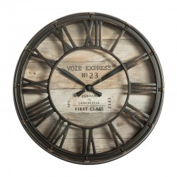Wall clock Robin pakoworld antique bronze pp D21x5cm