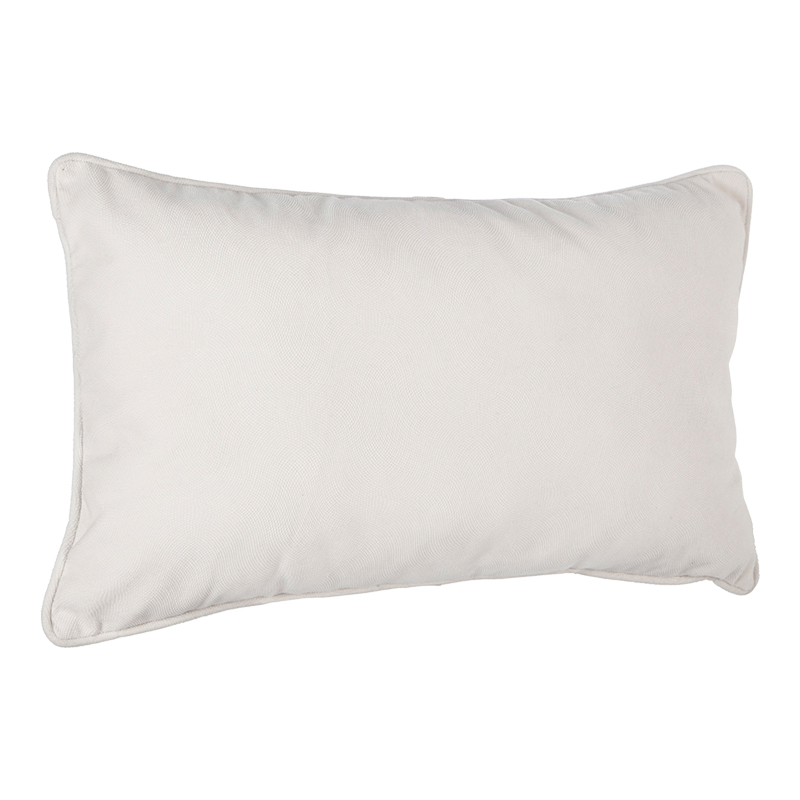 Deco cushion Lubel pakoworld in ivory color 30x50cm