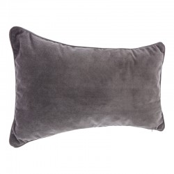 Deco cushion Lubel pakoworld in dark grey color 30x50cm