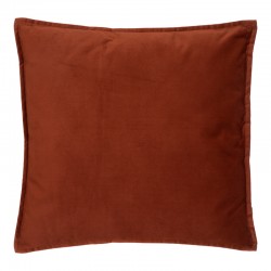 Deco cushion Glober pakoworld in terracotta color 45x45cm