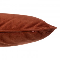 Deco cushion Lubel pakoworld in terracotta color 30x50cm