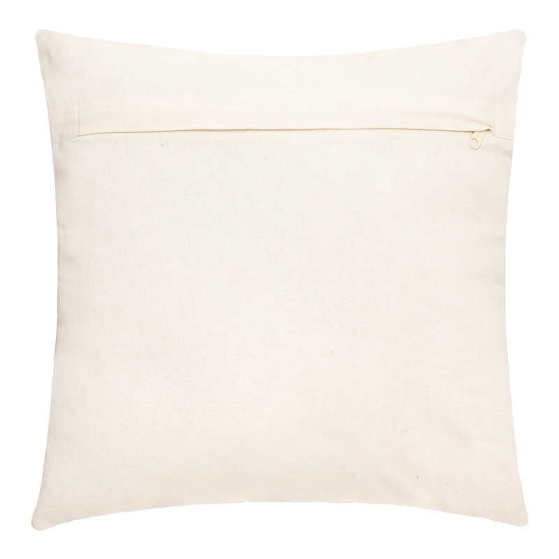 Deco cushion Ferdel pakoworld in ivory color 40x40cm