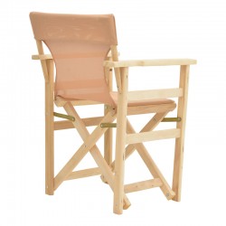 Director\'s armchair frame Kompa pakoworld solid beech wood inpainted wood color 56.5x54x88cm