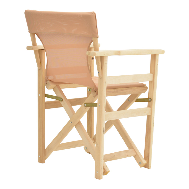 Director's armchair frame Kompa pakoworld solid beech wood inpainted wood color 56.5x54x88cm