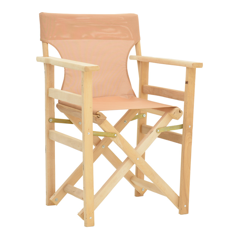 Director's armchair frame Kompa pakoworld solid beech wood inpainted wood color 56.5x54x88cm