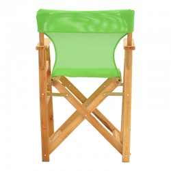 Kompa pakoworld director's chair natural color solid beech wood and green fabric