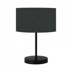 Table lamp PWL-1076 pakoworld Ε27 anthracite-blackD24x35cm