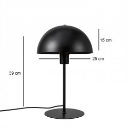 Desk table lamp Desker pakoworld E27 metal-black D25x39cm