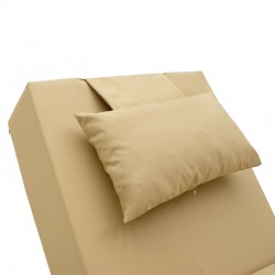 Specta sunbed cushion pakoworld beige fabric 60x190x20cm