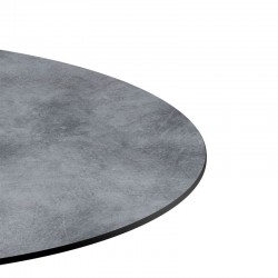 Table surface Inspire pakoworld HPL grey cement D69cm