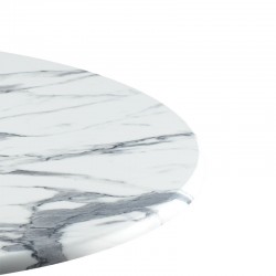 Table surface Solace pakoworld Werzalit white marble D60cm