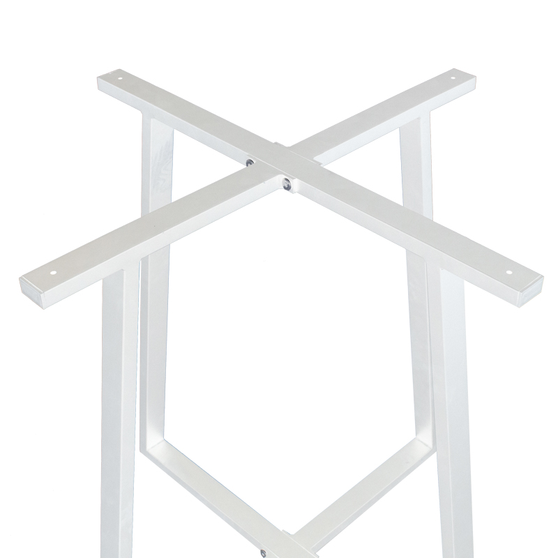 Table base lavish pakoworld metal white 70x70x73cm