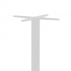 Table base Closet pakoworld metal white-black D40x108cm