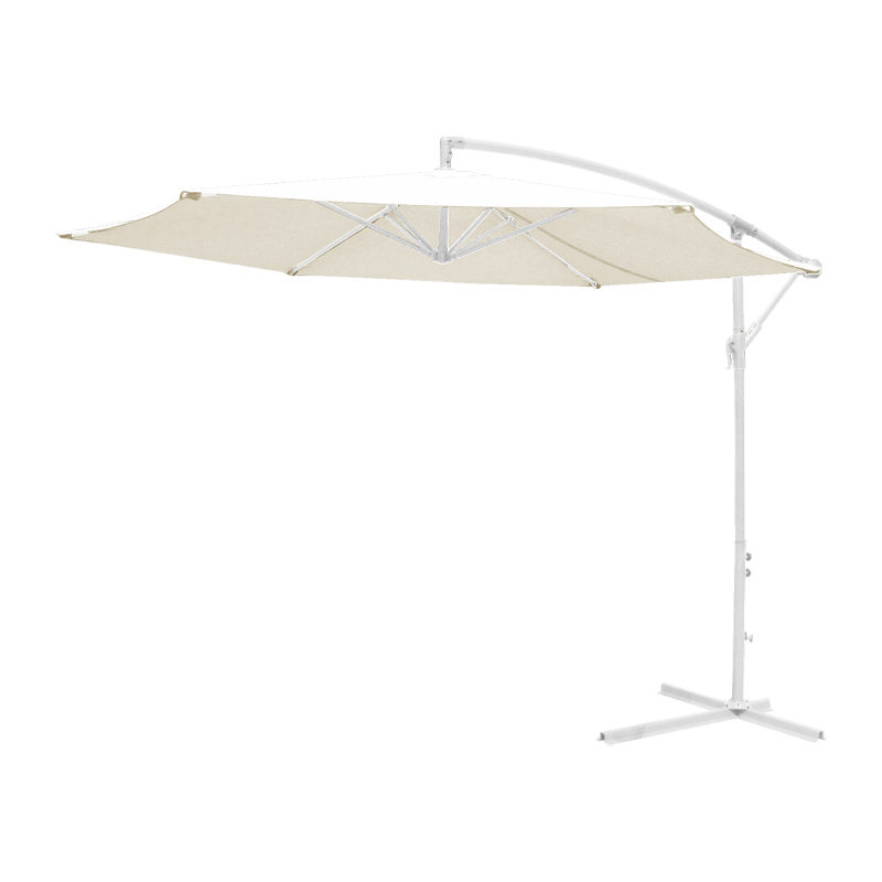 Umbrella professional Jiopel pakoworld one-piece fabric white aluminum-beige fabric Φ3m