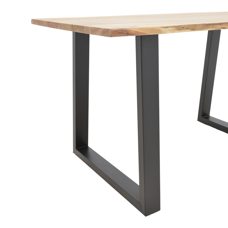 Avron pakoworld natural solid acacia wood table 140x80x76cm