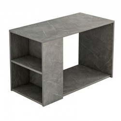 Coffee table Hattie pakoworld grey marble 80x40x50cm