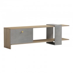 Standi pakoworld TV stand in sonoma-grey cement color 120x25x36.8cm