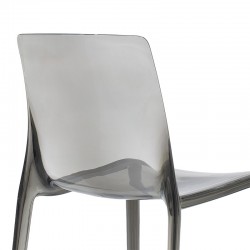 Chair Mirage pakoworld PC color grey transparent