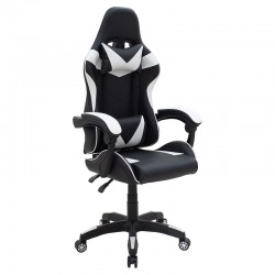Office Gaming chair Leoni pakoworld PU black-white
