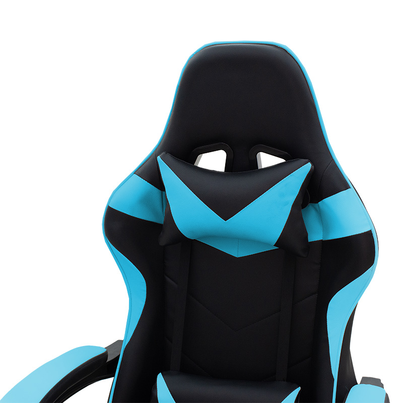 Office Gaming chair Leoni pakoworld PU black-blue