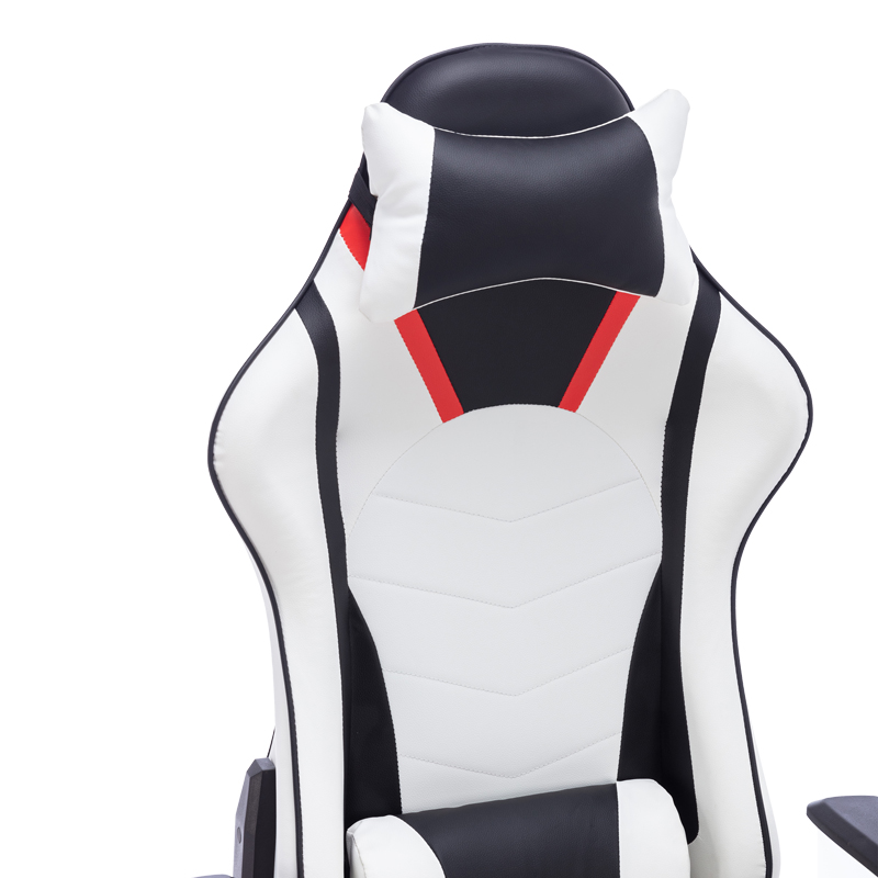 Office Gaming chair Mazol pakoworld pu black-white 66x56x135cm