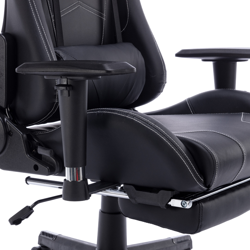 Office Gaming chair Zeldo pakoworld pu black 66x56x135cm