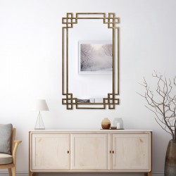 Mirror Ranto pakoworld golden 45x2x75cm