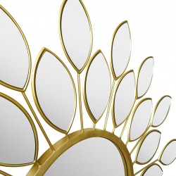 Mirror Flower pakoworld golden 83x2.5x83cm