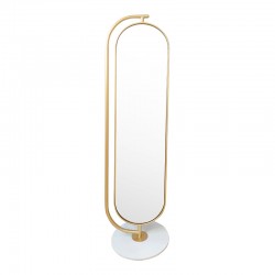 Mirror Stand pakoworld gold 42x42x175cm