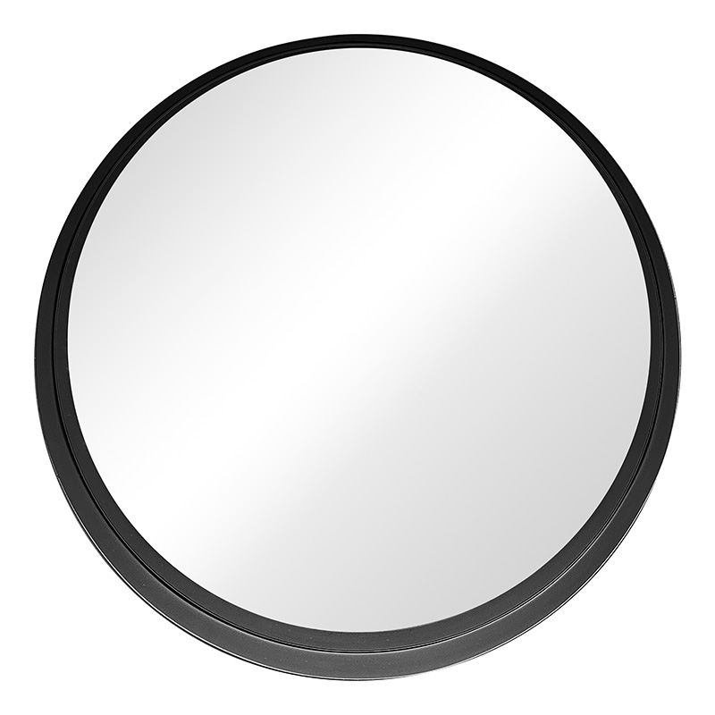 Mirror Round 3 pakoworld black 50x8x50cm