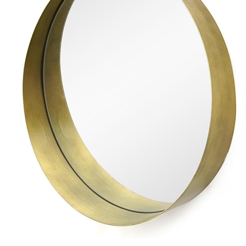 Mirror Round 3 pakoworld golden 50x8x50cm